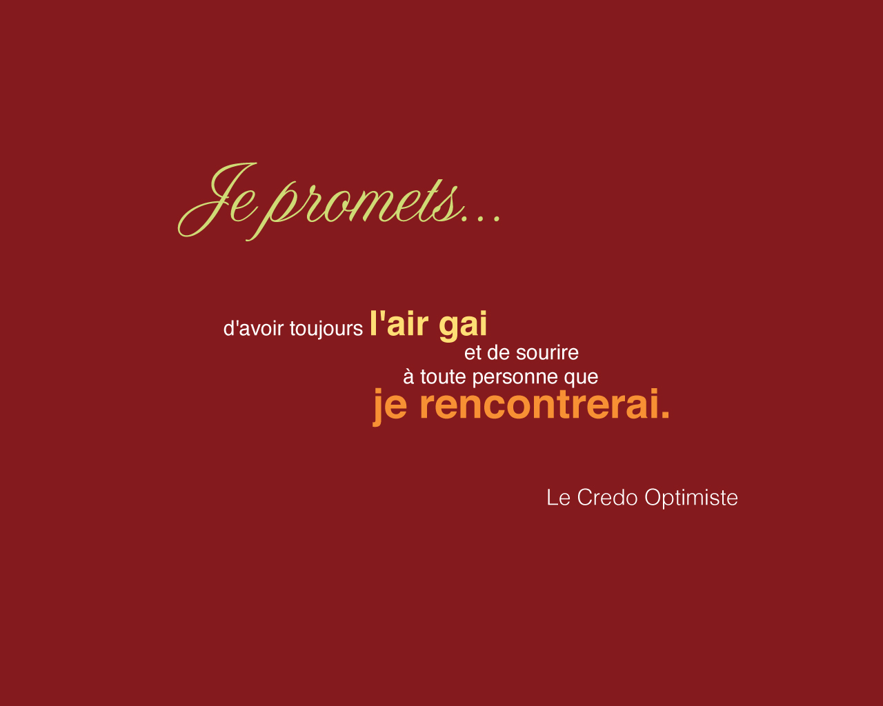 que je vous rencontrerai